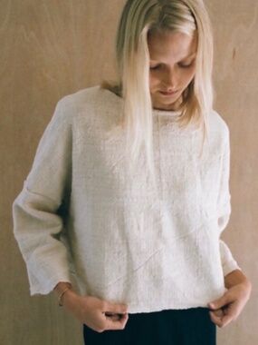 Hans Starnes Jacket Top Cream Top Onesize